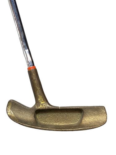 Otey Crisman 69 DGN Brass Blade Putter 1971 Steel 35" Double Goose Neck Bend RH