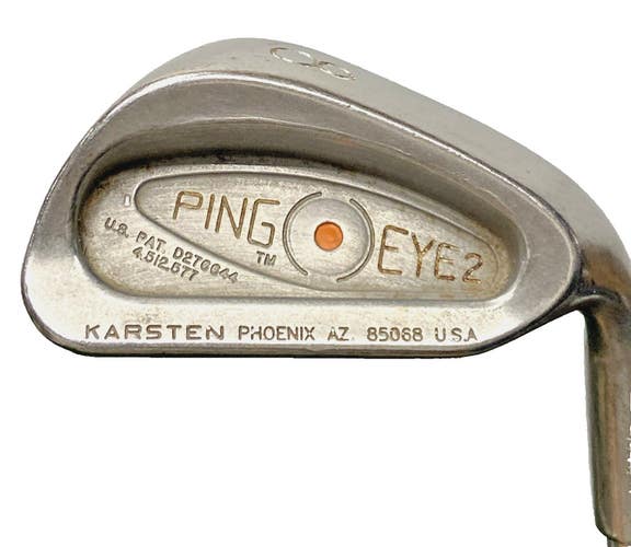 Ping Eye2 8 Iron Orange Dot 2* Flat RH Stiff Steel 36.5 Inches Nice Wrap Grip