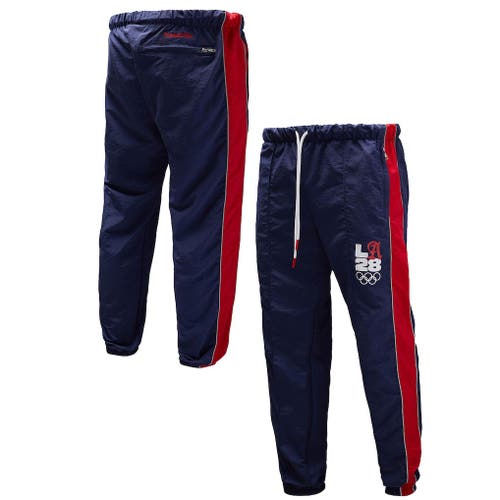 Brand New Mitchell and Ness Olympics LA28 Windbreaker Pants Size Large Navy