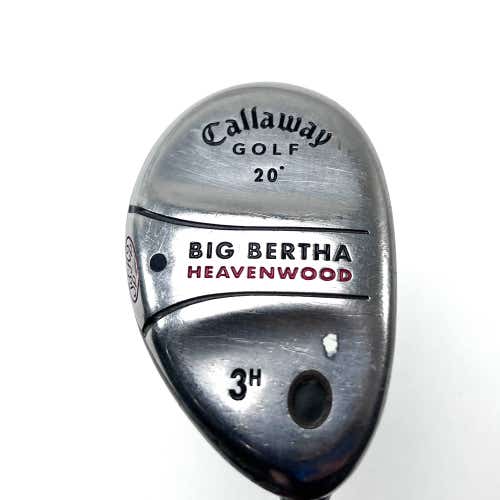 Callaway Big Bertha Heavenwood 3 Hybrid 20* Big Bertha Uniflex Steel Mens RH
