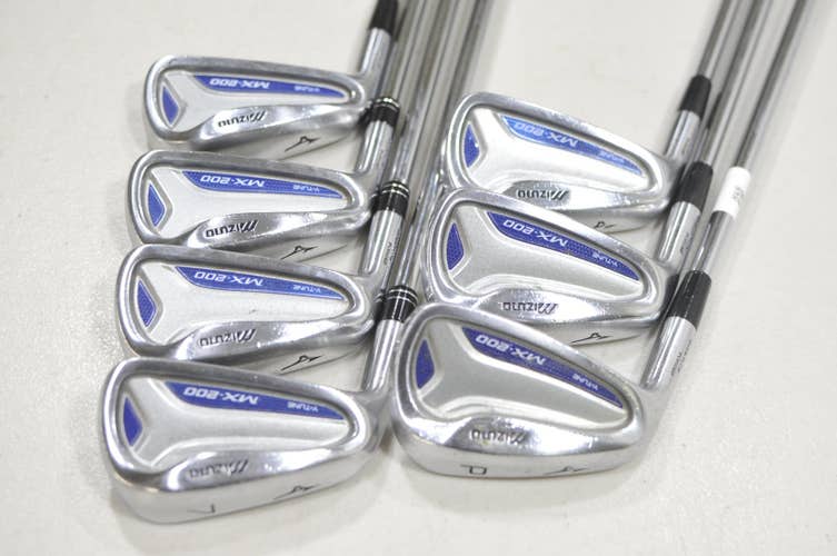 LEFT HANDED Mizuno MX-200 4-PW Iron Set Regular Dynalite Gold XP R300 #229700