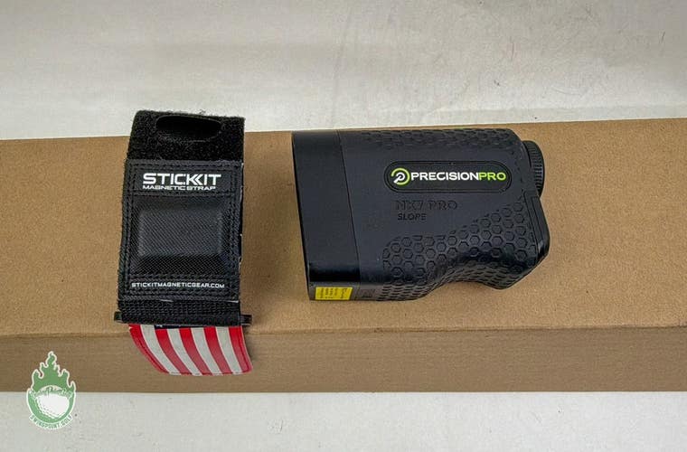 Pre Owned Precision Pro NX7 Pro Golf Rangefinder USA Stickit Strap Included