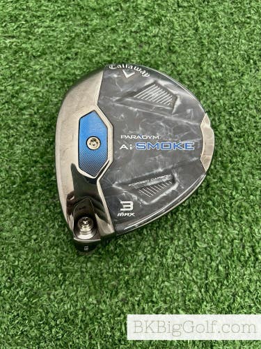 LH Callaway Paradym Ai Smoke Max 15 Degree 3 Wood Head Only
