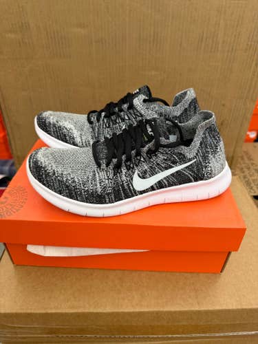 Size 7 - Nike Free RN Flyknit 2017 Oreo (B GRADE) 880844-003