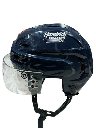 CCM TACKS 710 Pro Stock Hockey Helmet Visor Combo Navy Medium (Used) 3501