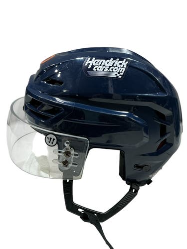 Navy Medium CCM Tacks 710 Helmet Visor Combo Pro Stock (Used) 3500