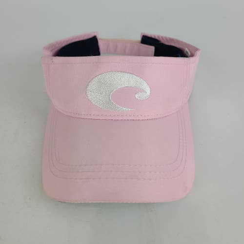 Costa Del Mar Women's Pink Sun Visor Hat Adjustable