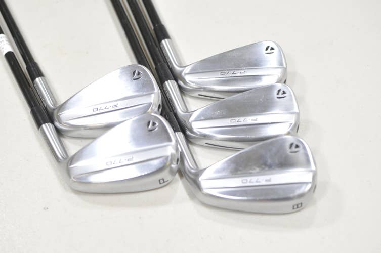 TaylorMade P770 2025 6-PW Iron Set Stiff Flex Right MMT 75g Graphite #228825