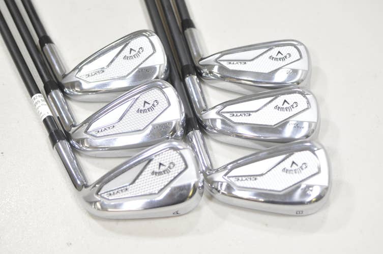 Callaway Elyte Max Fast 6-PW, AW Iron Set Senior RH Vanquish R2 40g #228246