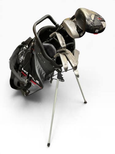 Used Wilson PROFILE PLATINUM Mens Package Set RH Black 9 Piece 11847-S000039904