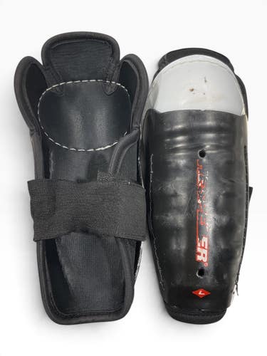 Used BLACK SHIN Youth Shin Guards Black 8" 11847-S000039897