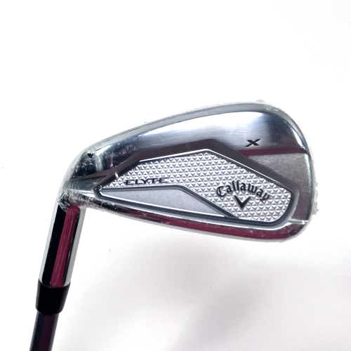 LEFTY Callaway Elyte X Single 7 Iron Project X Denali Blue 5.0 55g Senior LH