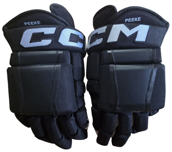 CCM HG97 Pro Stock Custom Hockey Gloves Black 14" NHL NEW EKE (16206)