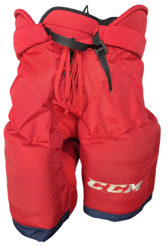CCM HP UCLX Pro Stock Hockey Pants Red XL Used NHL (16222)