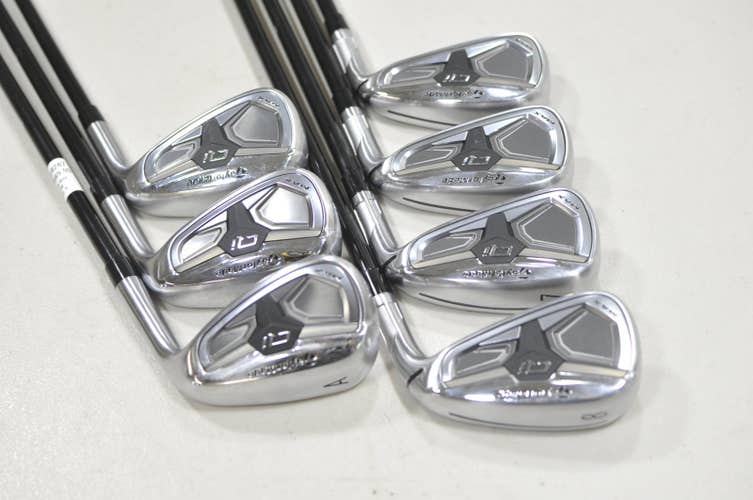 TaylorMade Qi Max 5-PW, AW Iron Set Stiff Flex Right MMT 75g Graphite #228267