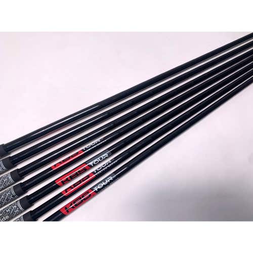 KBS Tour Black Custom Series Stiff Iron Set of 7 Shafts 34.50''-37.25''- 0.355