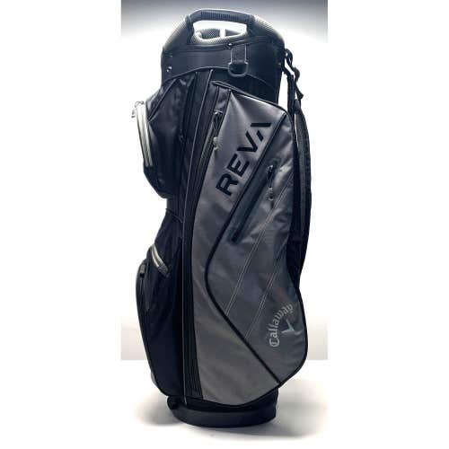 Callaway REVA Ladies Cart Bag Black 14-Way Divide Single Strap Golf Bag
