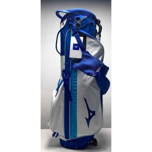 Mizuno BR-D3 Stand Bag Blue/White 4-Way Divide Dual Strap Golf Bag NEW