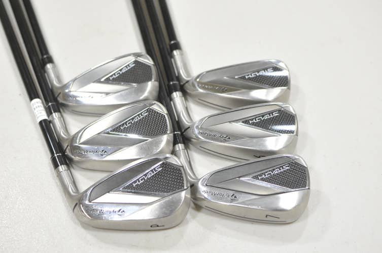 TaylorMade Stealth 5-PW Iron Set Senior Flex RH Ventus Red 50g Graphite #228546