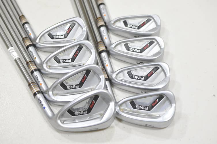 Ping i25 4-W, UW Iron Set Regular Flex RH SteelFiber i95 cw Graphite #229015