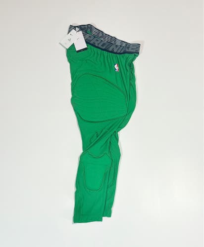Green XXL (TALL) Men's Nike Pro Hyperstrong NBA Men’s Padded 3/4 Compression Tights Pants 881963 312