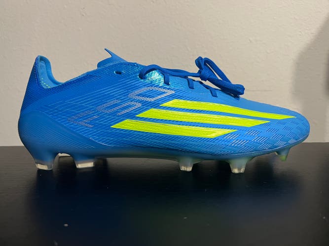 adidas F50 Elite FG Men’s Size 12 JR6450 Lucid Ray Blue / Team Solar Yellow 2