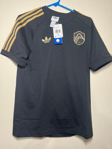 Adidas Originals St. Louis City SC Shirt Men's Size Medium Black Gold JY7918 NWT