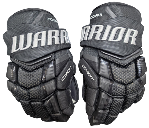 WARRIOR COVERT QRL CUSTOM PRO STOCK HOCKEY GLOVES BLACK NHL NEW 15" ARI (16231)