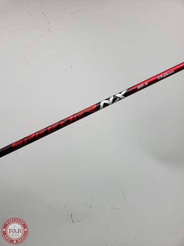 FUJIKURA SPEEDER NX RED HYBRID SHAFT STIFF 60G .370 TIP 38.75" VERYGOOD