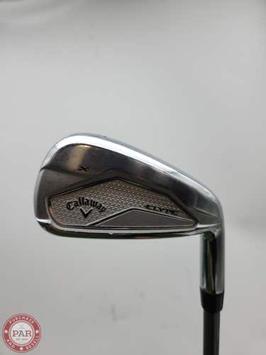 2025 CALLAWAY ELYTE 7 IRON REG PROJECTX DENALI 65G 5.5 37.5" GOOD