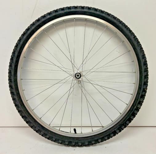 Specialized 32-Spoke Silver Aluminum 26" QR Mountain Bike Front Wheel Kenda Tire