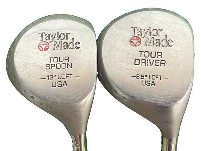 TaylorMade Wood Set Tour Preferred 8.5* Driver And 13* Spoon RH Stiff Graphite