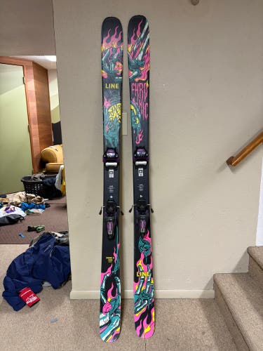 2024 Line Chronic 94 179 cm Skis With Binding: marker griffon 13