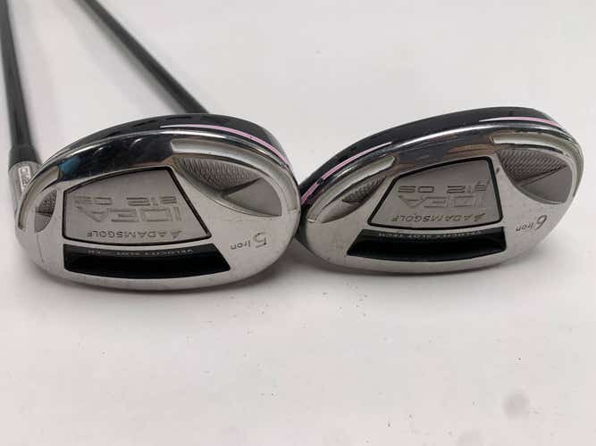 Adams Idea A12 OS 5 & 6 Hybrid Set 25* 28* Idea UltraLite 50g Ladies Graphite RH