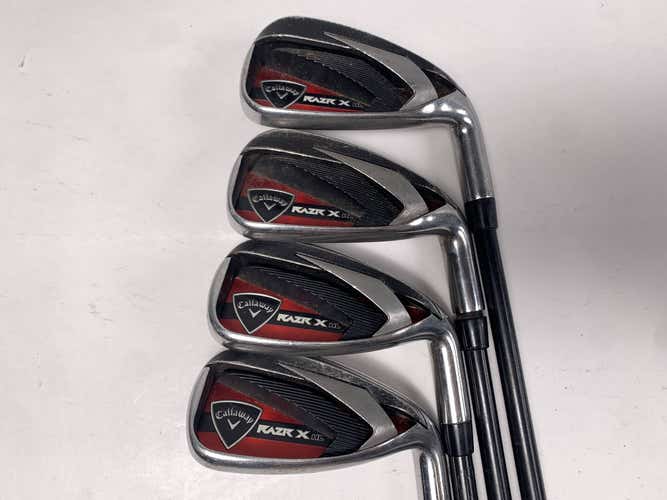 Callaway Razr HL Iron Set 6-9 Regular Graphite Mens RH