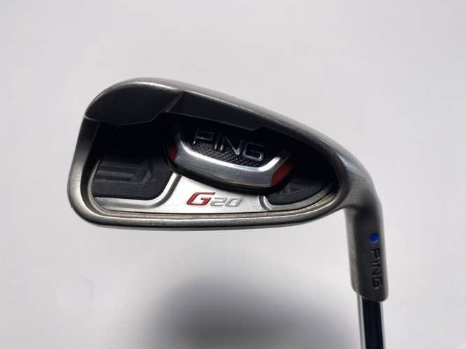 Ping G20 Single 7 Iron Blue Dot 1* Up CFS Stiff Steel Mens RH