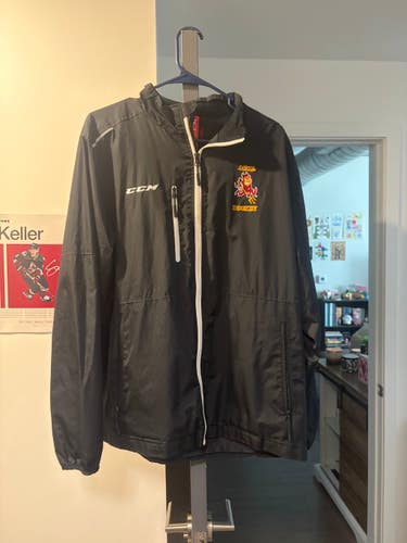 Men's ASU ACHA Hockey Zip-Up Jacket (Used) - CCM, Size: Large