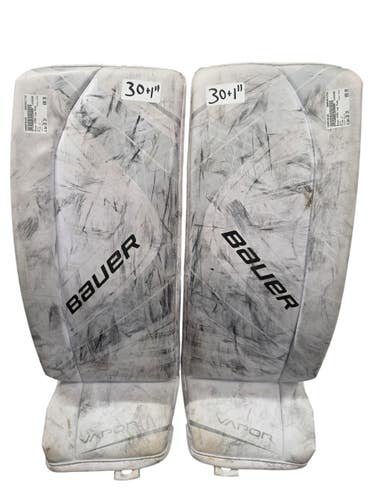 Used Bauer Vapor X700 Junior Goalie Leg Pads 30 +1 11742-S000536100