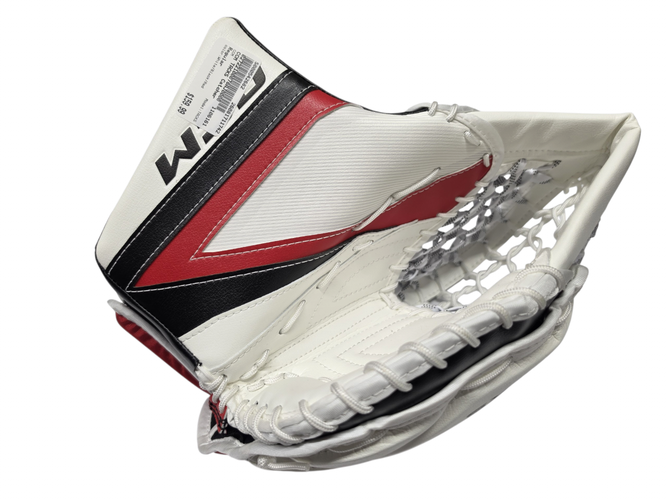 CCM TACKS Intermediate Goalie Catcher White/Black/Red 11742-S000543203