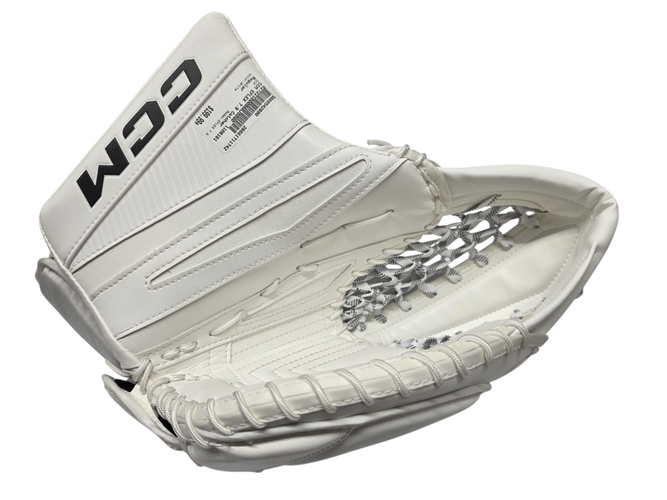 Used CCM EFLEX 7.9 Senior Goalie Catcher White 11742-S000542690