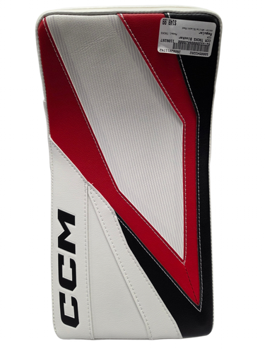 CCM TACKS Intermediate Goalie Blocker White/Black/Red 11742-S000542684