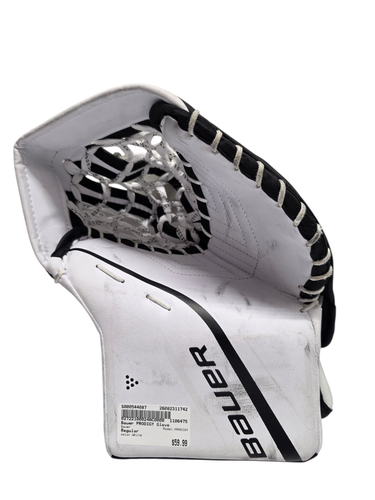 Used Bauer PRODIGY Youth Goalie Catcher White/Black 11742-S000544087