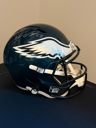 Cooper DeJean Philadelphia Eagles Full Size Replica Helmet - Fanatics Authenticated