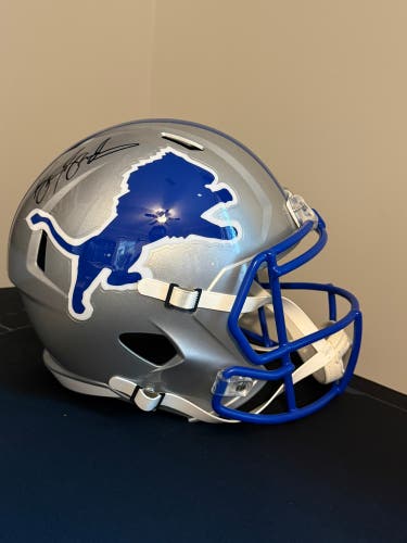 Barry Sanders Pro Hall Of Fame - Detroit Lions Full Size Replica Helmet - Fanatics Authenticated