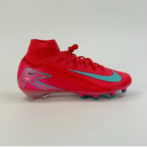 Red Men's Size M 7.0 (W 8.0) Nike Zoom Superfly 10 Elite AG-Pro Soccer Cleats HF7876-800 Ember glow