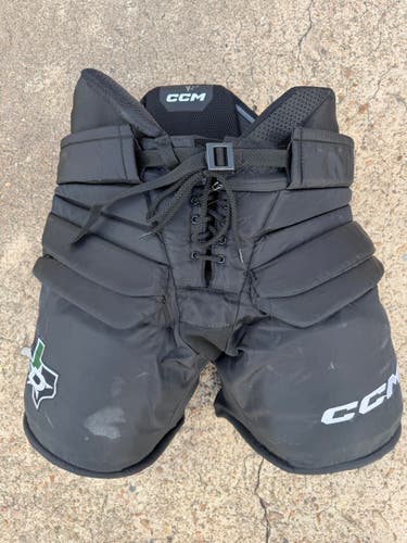 CCM HPG26 Dallas Stars Pro Stock Goalie Pants Fit2 Medium 6249