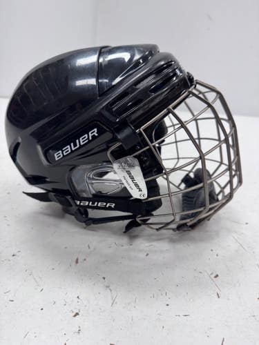 Used Bauer BHH7500 NOT CERTIFIED Helmet Cage Combo White SM 11860-C000317527