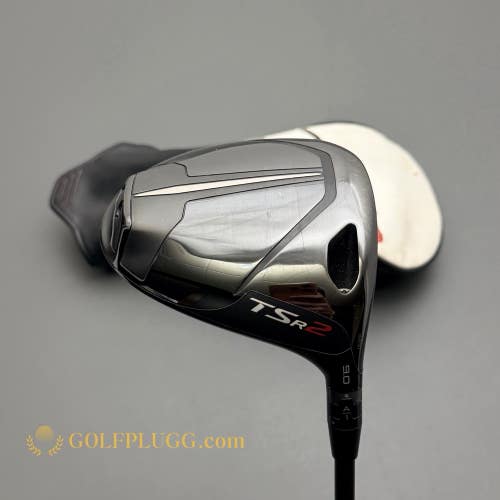 9 Driver- Titleist TSR2 w/ Headcover / HZRDUS, Extra Stiff (3649)