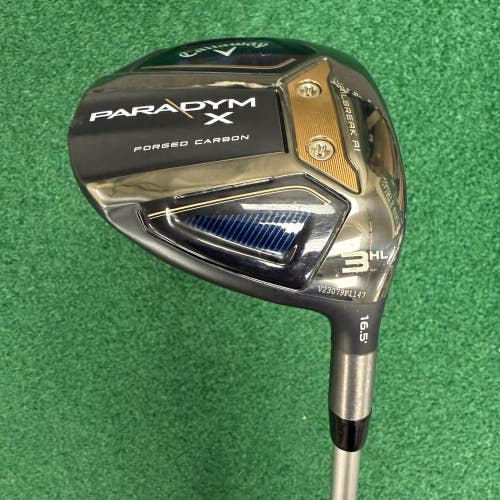 Callaway Paradym X 3 Fairway Wood HL 16.5 Right Hand Senior Flex 50g Graphite
