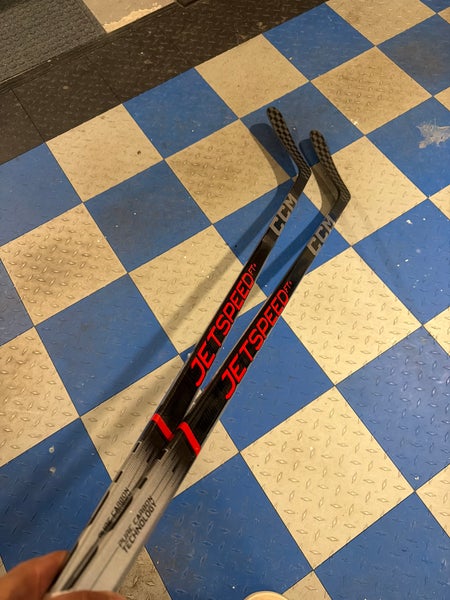 2PACK Senior CCM JetSpeed FT6 Team Left Hand Hockey Stick P29 75 Flex (New)